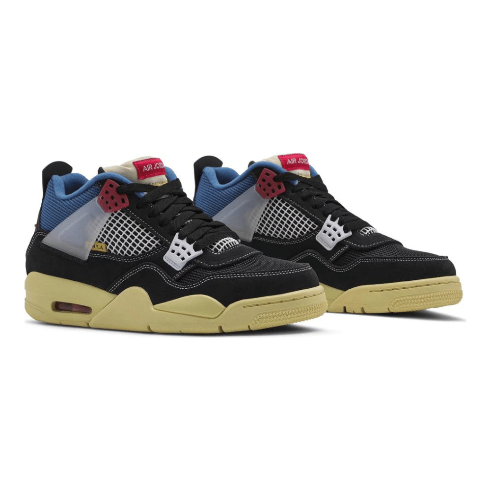 Tênis LA Union x Air Jordan 4 Off Noir