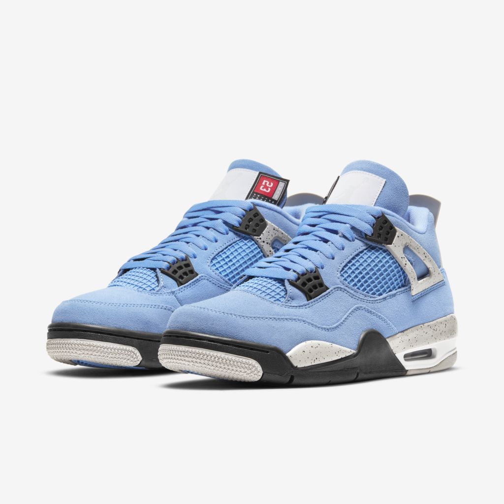 Tênis Nike Air Jordan 4 Retro University Blue