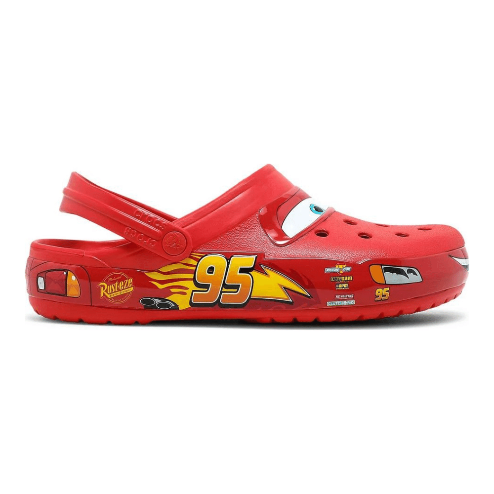 Crocs Relampago McQueen + 5 jibbitz graís