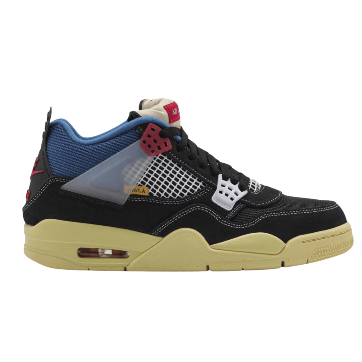 Tênis LA Union x Air Jordan 4 Off Noir