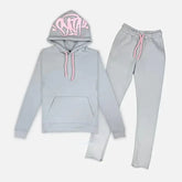 Conjunto Synaworld Logo Cinza Rosa