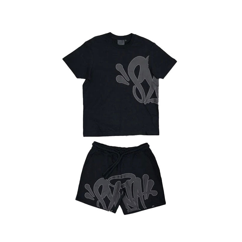 Shorts Synaworld Preto/Cinza